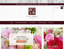 Tablet Screenshot of deesflowers.net